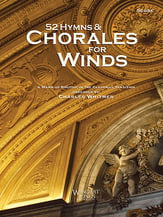 52 Hymns and Chorales for Winds Score band method book cover